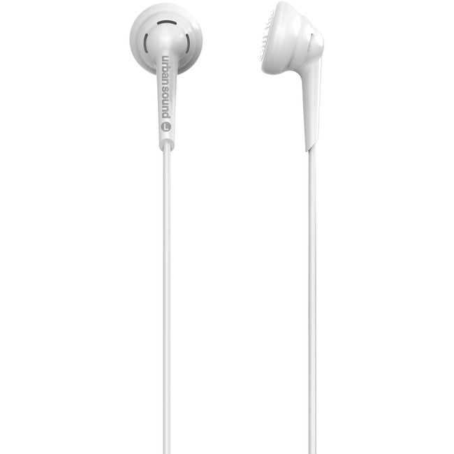 Verbatim Urban Sound Wired Earbud Binaural Stereo Earphone - White Verbatim Urban Sound Wired Earbud Binaural Stereo Earphone - White